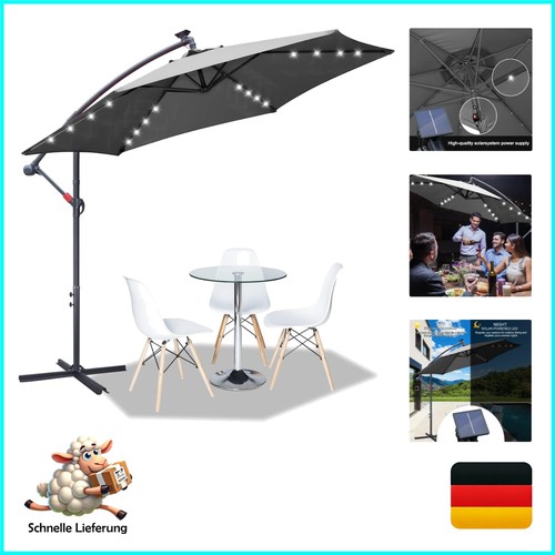 Tubiaz ampelschirm 300 350cm - ampelschirm, 300/350cm