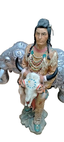 Häuptling indianerfigur - häuptling,