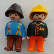 Playmobil 123  * 2 Figuren Bauer und Feuerwehrmann