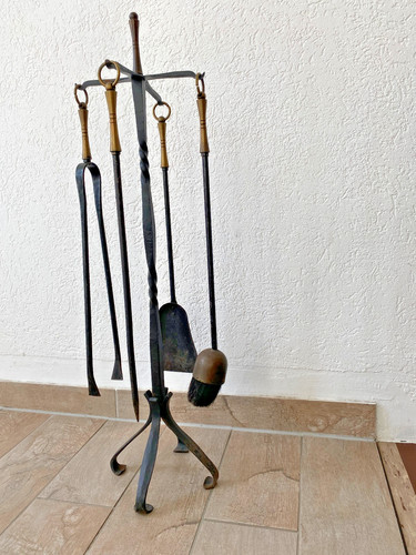 Kaminbesteck set kamingarnitur - kaminbesteck-set,