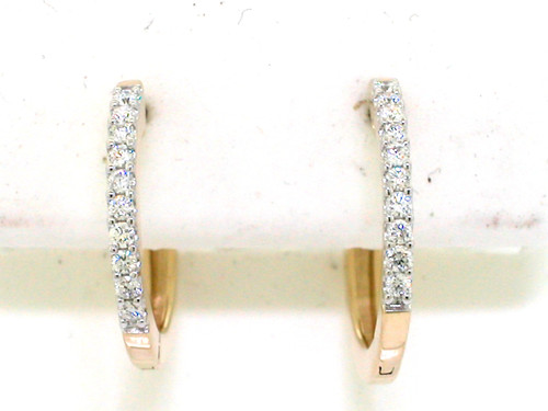 Brillant creolen 585 gelbgold - 585,
