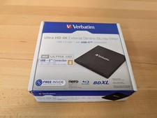 Verbatim Slimline Blu-ray-Brenner - Schwarz Extern USB C
