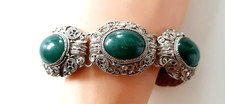 Silber armband nephrit - silber,