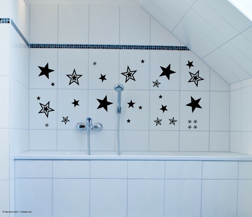 Sterne badezimmer fliesen - badezimmer,