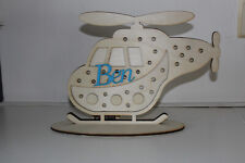 Kinderlampe Hubschrauber Holz