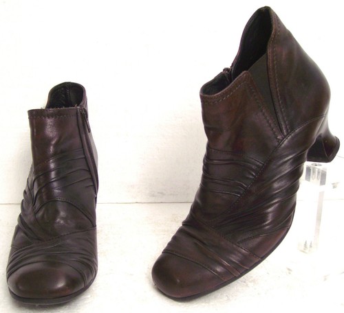 Braune stiefelette echtes - stiefelette,,