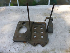 Harley Öltank Battery mounting plate Police Panhead Knucklehead Flathead UL ULH