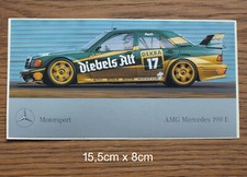 Aufkleber Sticker AMG Mercedes Benz 190 E  2.5-16 Roland Asch DTM 1992 Diebels