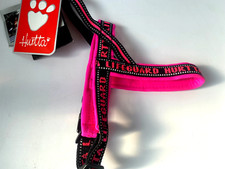 HURTTA Hundegeschirr Norweger Geschirr Pro Neopren Nylon neonpink 35cm HU930