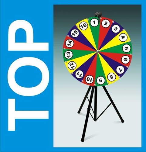 Glücksrad werbung tombola - glücksrad,