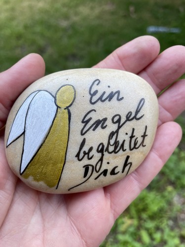 Handbemalter stein geschenk - stein,,