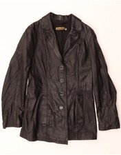 VINTAGE Damen Lederjacke IT 42