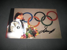 Ekaterina Dafovska BUL 1.OS 1998 Biathlon Foto ORIGINAL