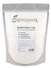 Bambusfaser Bambusmehl 1 kg low carb ballasstoffreich keto 