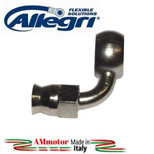 Bremsschlauchverschraubung 90° Edelstahlöse für Motorrad Allegri Luftfahrt