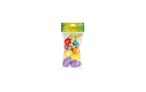 Gesprenkelte styropor eier - gesprenkelte, |