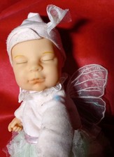 ANNE GEDDES Puppe Sammlerpuppe Baby Fairy/Fee ROSA  ca 23 cm