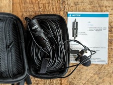 BOYA Lavalier-Mikrofon f. Smartphone/Kamera (kl. Klinke), langes Kabel, Tasche