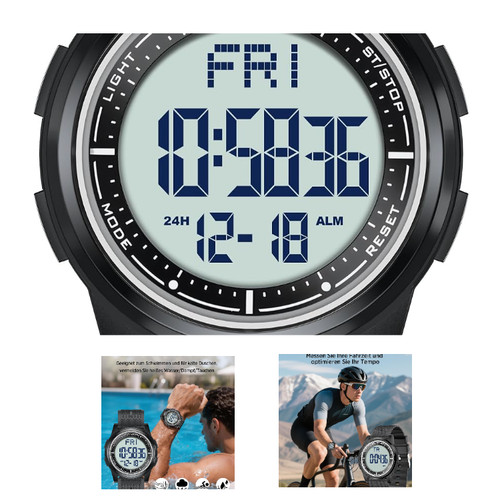Digitaluhr herren damen atm - herren,