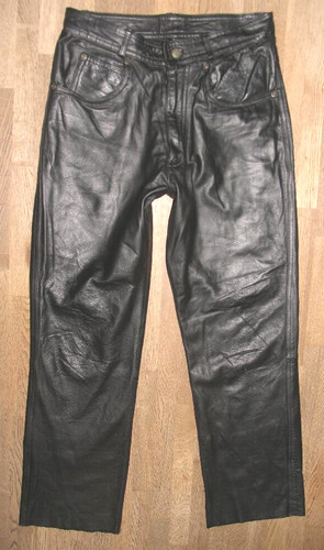 Raberg leather jeans - -,