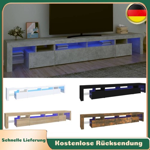 Schrank mit led leuchten - tv-schrank,