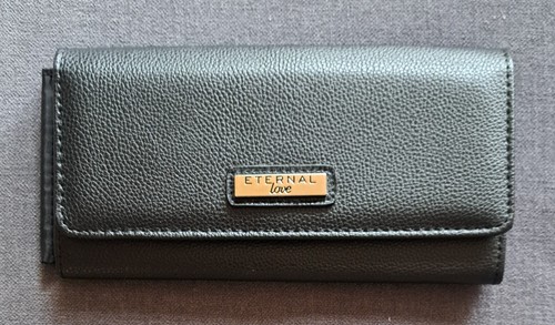 Schwarze damen geldbörse - schwarze,