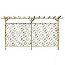 Kiefer Imprägniert Blumengitter Pergola Rankgitter Rankhilfe Rosenbogen vidaXL