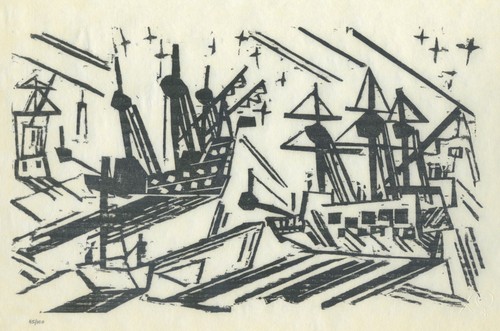 Lyonel feininger schiffe - feininger, und