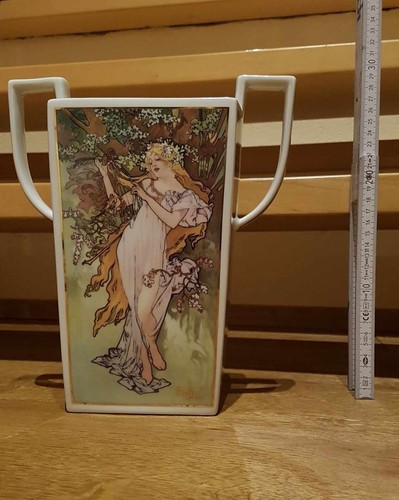 Henkelvase goebel mucha artis - henkelvase,