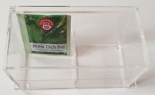 Tee -  Aufbewahrungsbox / 2 Fächer / Kunststoff 