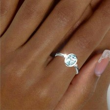 Damen Ring 585 echt Weißgold