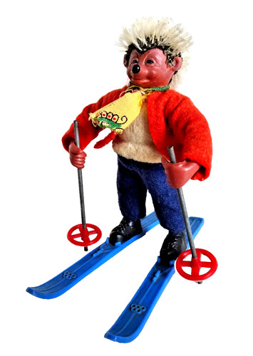 Figur mecki olympia skifahrer - figur,
