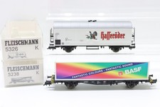 H0 Fleischmann 5338 5326 K DB Bierwagen BASF Güterwagen Konvolut DC OVP N106