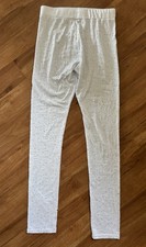Leggings Weiß Komplett mit Silber Glitzersteinen / Nieten  Gr.L/Xl - Gr. 38-42