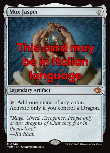 Mtg mox jasper exc jaspro - mox,