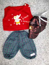 hübsche 3tlg. Puppenkleidung