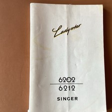 Original Bedienungsanleitung für Singer Ladystar 6202, 6212 Nähmaschine