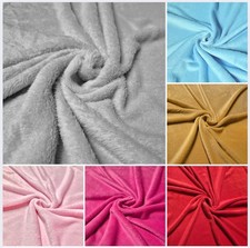 Wellness Fleece Stoffe Stoffplüsch Kuschelweich Plüsch Doppelseitig Meterware