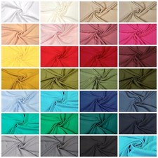 100% Viskose Stoff Uni Farben