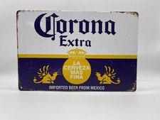 Blechschild Corona 20x30cm Nostalgie Retro Reklame Vintage Deko Bier Cerveza