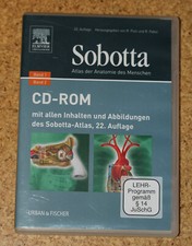 Sobotta, Atlas Anatomie 22. Auflage - CD-Rom, Band 1 und 2, guter Zustand