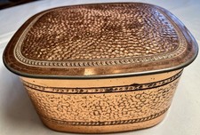 Eduscho Kaffee Blechdose für Sammler kupferfarben Vintage ca. 1970iger