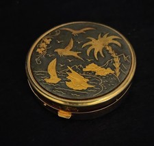 Pillendose Goldfarben