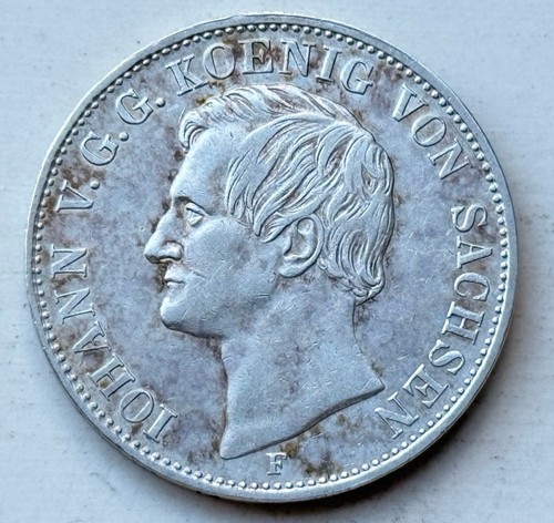 Taler 1856 sachsen - f,
