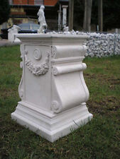 Sockel, Säule für Figuren oder Statuen Steinguss 30 cm Gartenfiguren, Gartendeko