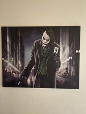 Joker Leinwandbild Batman Dekoration Kunst Stil Pop-Art Heath Ledger Neuwertig