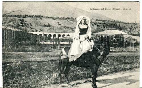 Italien pettorano sul gizio - italien,