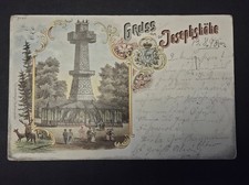 Litho AK Gruss von der Josephshöhe i. Harz 1896 mit Bahnpost gelaufen (B542)
