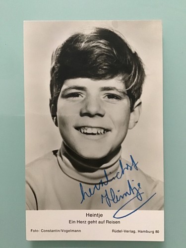 Heintje autogramm signiert ein - signiert,