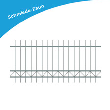 Zaunelement Metallzaun Gartenzaun Zaunfeld Schmiedezaun Zaun "Classic" Modell 22